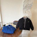 Boys' baseball jacket, thickened cotton jacket, new winter jacket, children's winter clothing, cotton jacket, baby cool trend