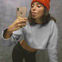 Women's New Solid Color Loose Slim Show Umbilical Base Long Sleeve Thin Sweater Coat 