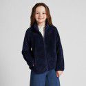 Boys and girls' autumn and winter new thickened warm children's fleece coat, medium and large children's coat, coral velvet student cotton coat 
