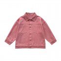 Children's men's clothing pink coat 