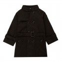 Boys' windbreaker coat Spring and autumn girls' coat medium length thickened coat British children's windbreaker 