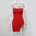 Women's Summer Sexy Fashion Hollow Waist Split Dress