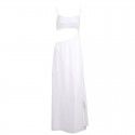 Women's Summer Sexy Fashion Hollow Waist Split Dress