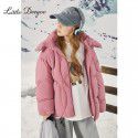 Girls' autumn and winter down jackets, new winter styles for middle-aged and young children, thick and warm three proof jackets, children's western-style winter clothing 