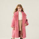Children's fur coat new precision waterproof mink fur integrated men's and women's clothing baby coat thickened Korean version