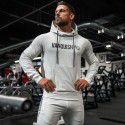 Muscle Fitness Men's Sports Hoodie Outdoor Sports Basketball Casual Two Piece Set