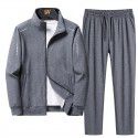Sports Set Spring and Autumn Season Men's Loose Large Casual Coat Sportswear Two Piece Set 