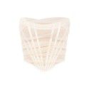 Summer Spicy Girl Women's Fashion Fishbone Mesh Bra Vest Women's Short Top