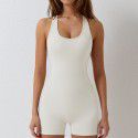 Tight and breathable air exercise yoga jumpsuit, hip lifting integrated quick drying yoga suit