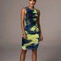 Fishbone Dress Sexy and Fashionable Off the Shoulder Backless Bra Dress Long Dress