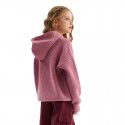 Girls' autumn and winter hooded sweaters, middle-aged children's winter casual knitwear, children's stylish top