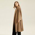 Handmade cashmere coat women's double-sided cashmere classic woolen coat