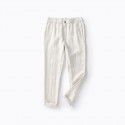 Spring and Autumn Men's Linen Pants Mid Waist Casual Pants Loose Large Breathable Pants 