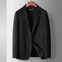 Men's casual suit autumn and winter pure handmade double-sided woolen suit jacket for middle-aged and young business, single Western trend 