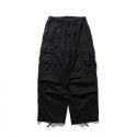 Work pants men's trendy brand loose functional outdoor pleated wide leg pants casual drawstring ankle pants 