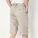 Shorts, men's solid color, summer fashion, casual, youth five quarter pants, straight leg