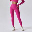 Running naked, quick drying fitness pants, breathable, tight fitting sports pants, high waisted and hip lifting yoga pants for women 