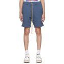 Embroidered Letter Solid Color Drawstring Shorts American High Street Fashion Brand Loose Casual Sports Capris Men's Summer 