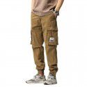 Retro Spring Casual Pants Loose Solid Color Trendy Brand Men's Casual Men's Sports Pants 