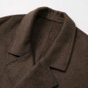Mulberry silk woolen coat, woolen coat, women's camel fur double-sided coat