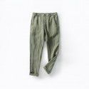 Spring and Autumn Men's Linen Pants Mid Waist Casual Pants Loose Large Breathable Pants 