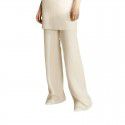 Wide leg pants, high waisted, thick, hanging, loose, casual straight leg, floor length wool pants