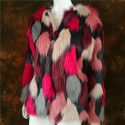 Women's Splicing Fox Fur Grass Coat Autumn/Winter Fashion Style Women's Coat