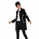Women's long hooded coat with warm and thick coat for women