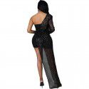 Women's casual shorts, women's pants, mid waist tight fit, black pants, fashionable new style, temperament jumpsuit