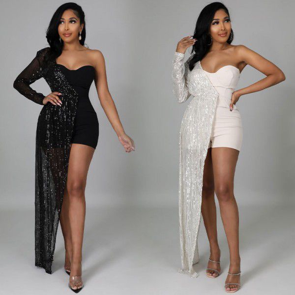 Women's casual shorts, women's pants, mid waist tight fit, black pants, fashionable new style, temperament jumpsuit