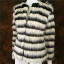 Women's Splicing Fox Fur Grass Coat Autumn/Winter Fashion Style Women's Coat