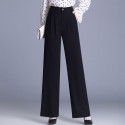 Women's wide leg pants for outerwear, narrow version, wide leg, plus size pants, high waisted women's pants