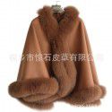 Fur women's cape real fur season shawl jacket