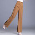 Women's wide leg pants for outerwear, narrow version, wide leg, plus size pants, high waisted women's pants