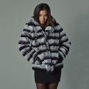 Fur coat winter short women's standing collar fur coat