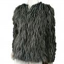 Women's Splicing Fox Fur Grass Coat Autumn/Winter Fashion Style Women's Coat
