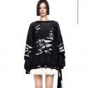 Sweater women's loose top autumn women's long sleeved pullover woolen jacket 