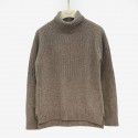 Yak wool pullover sweater soft and comfortable high neck warm knit sweater for women