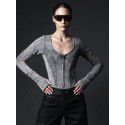 Used jumpsuit for women, tight fitting top for women, worn on the inside and outside, slimming women's clothing
