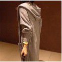 Women's new loose plus size knitted cardigan, large sweater jacket, medium to long style for women