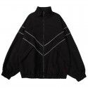 Sports jacket autumn and winter new men's and women's loose jacket versatile casual couple jacket