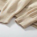 Loose V-neck women's cardigan sweater warm jacket