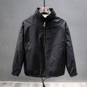 Retro half zipper workwear, coach jacket, men's assault jacket, casual trendy jacket