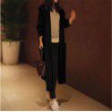 Women's new loose plus size knitted cardigan, large sweater jacket, medium to long style for women